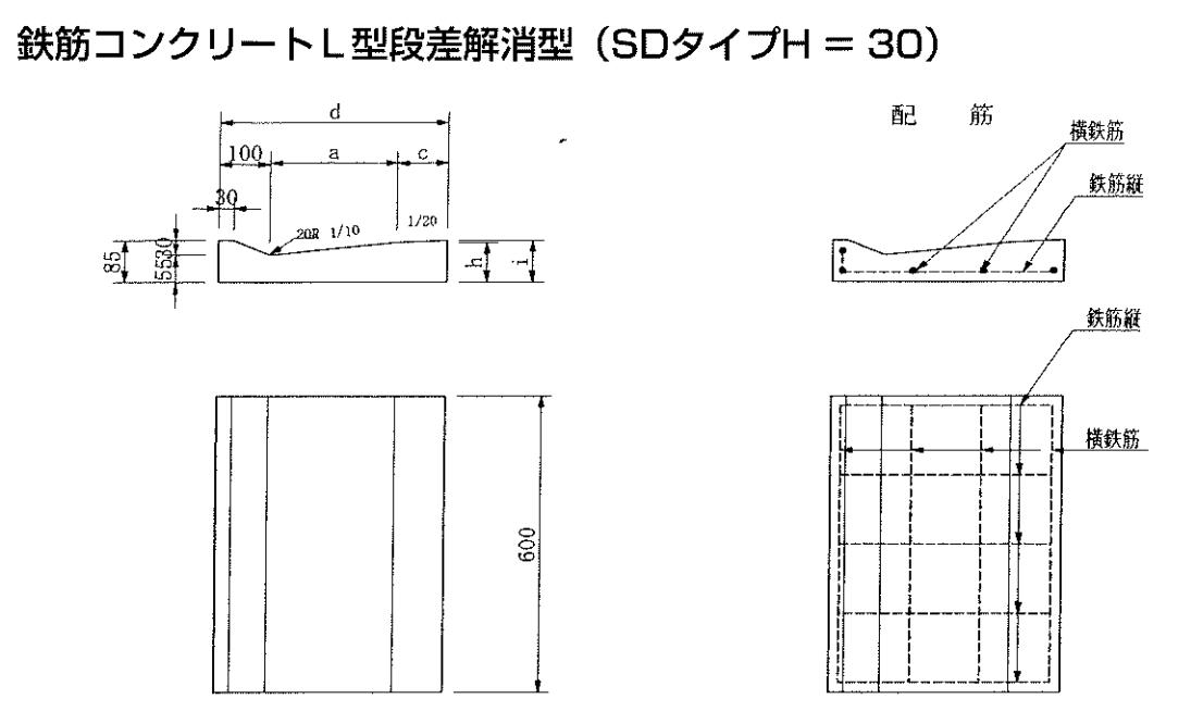 32.L型段差解消型 SDタイプ